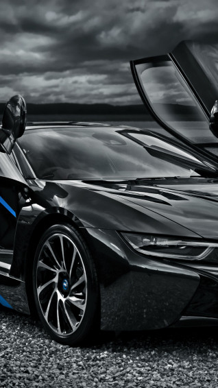 Wallpaper Bmw I8 Hybrid Car