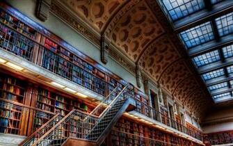 College Books Stairs Learn Windows Retro Wood Wallpaper Background