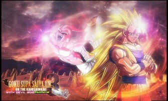 Son Goku Ssj3 Vs Kid Buu Wallpaper