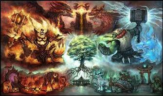 Of Warcraft Wow Monster Dragon Warrior Games Fantasy Wallpaper