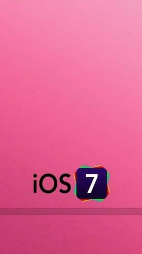 Ios Logo With Pink Background iPhone Wallpaper