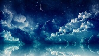 Pretty Blue Night Desktop Pc And Mac Wallpaper