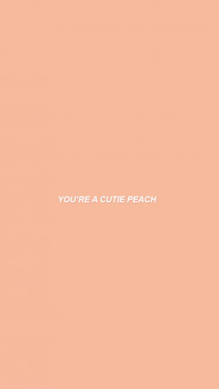 Peach Aesthetic Wallpaper