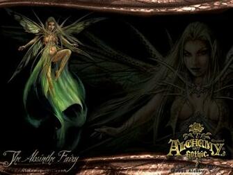 Fairies Absinthe Wallpaper Wallpoper