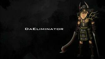 Runescape Fantasy Adventure Warrior Poster Wallpaper