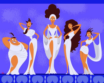 Disney S Hercules Minimalist The Muses By Bathedinsin