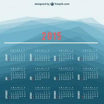 Calendar Polygonal Background