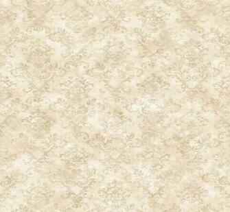 Taupe Country Stencil Damask Wallpaper Swatch