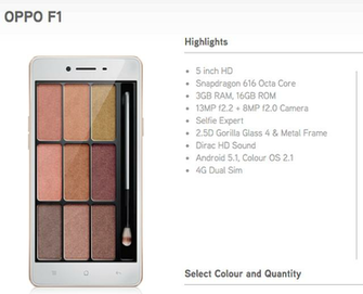 Maxis Zerolution Now Offers The Oppo F1 At Rm31 Month