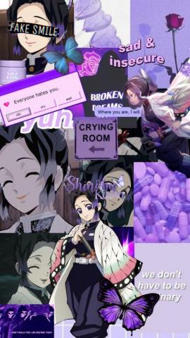 Shinobu Aesthetic Fondo De Anime Pantalla