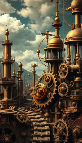 Steampunk Phone Wallpaper