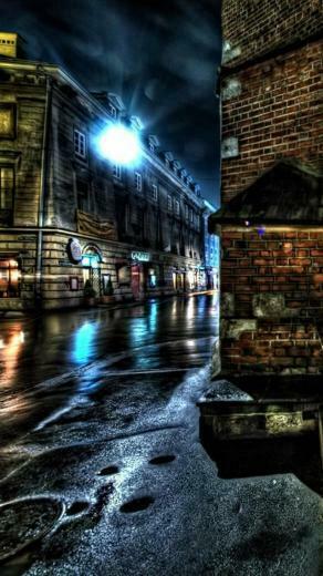 Urban Street iPhone Background HD