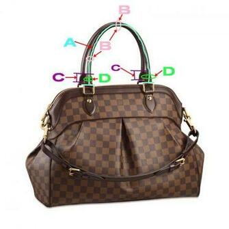 Louis Vuitton Trevi Pm Damier Ebene S Top Handle