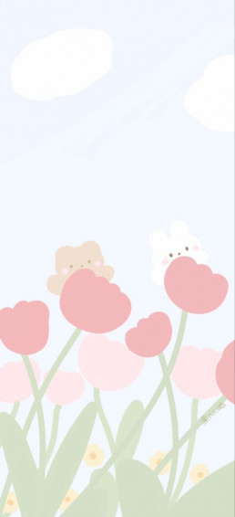 Up By Cloudy Wallpaper iPhone Cute Kawaii