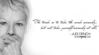 Wallpaper Dame Judi Dench Quote On Acting With Photo Actorspeak