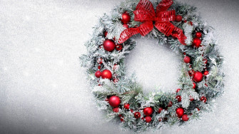 Christmas Wreath Wallpaper