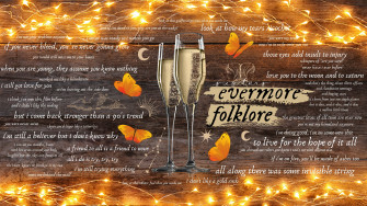 Taylor Swift Folklore And Evermore Desktop Wallpaper