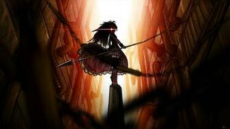 Sakura Evil Eye Puella Magi Madoka Magica Wallpaper