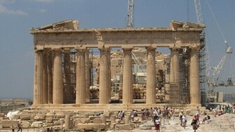 Ancient Ruins In Athens Wallpaper And Image Pictures