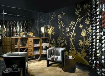 Clarence House Tibet Wallpaper Cinnabar