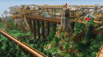 Minecraft Dockland Wallpaper