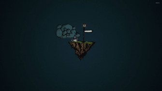 Floating Island Wallpaper