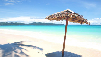 White Beach Wallpaper