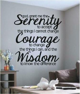 Serenity Prayer Wall Decal Pc Android iPhone And iPad Wallpaper