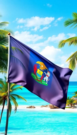 Belize Flag Wallpaper