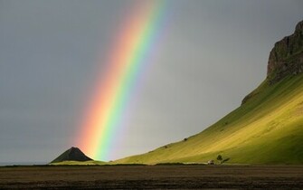 Wallpaper Natural Rainbow HD Background Desktop