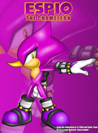 Story Aykfb Admin Espio The Chameleon Coloring S And