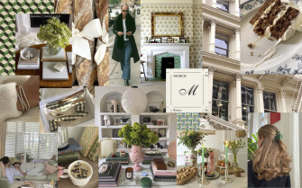 March Moodboard Desktop iPhone Wallpaper