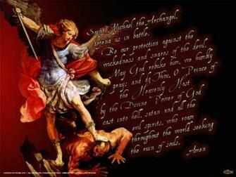 Saint Michael The Archangel Pos G189d Prayer Poster
