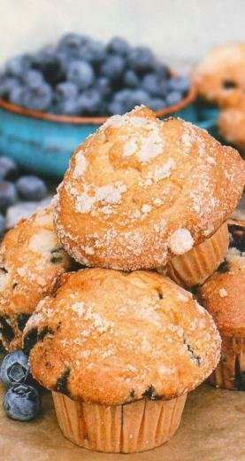 Wallpaper Background iPhone Blueberry Muffins Wear It