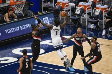 Anthony Edwards Unleashes Another Monster Dunk On Career Night