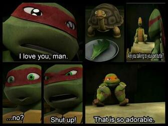 Raphael And Spike By Theochu