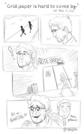 Markiplier Comic W Jacksepticeye Notebook By Shuploc On