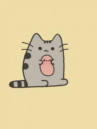 Pusheen Cat And Kawaii Potato By Shadethehedgecat24