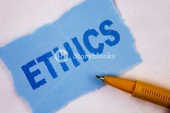 Text Sign Showing Ethics Conceptual Photo Maintaining Equality