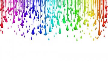 Wallpaper Rain Paint Drip White Background Dripping