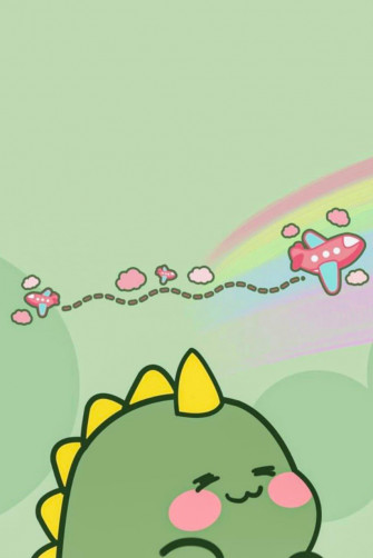 New Cute Dino Wallpaper HD 4k Image