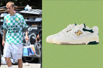 Justin Bieber S Aim Leon Dore X New Balance 550s Are This