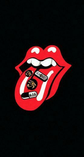Vintage Rockin Rollin Like A Stoner Wallpaper Poster Supreme