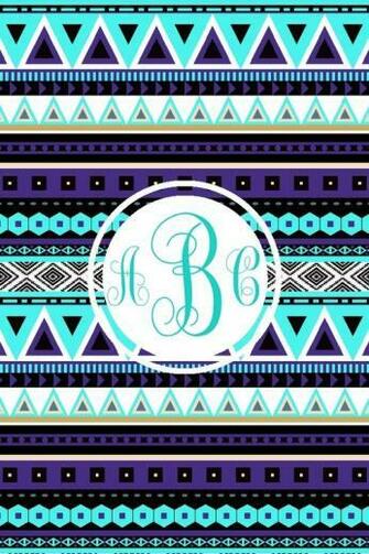 This Image Include Lockscreen iPhone Monogram Tribal And Wallpaper