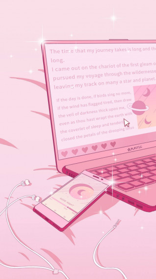 Top Aesthetic Pink Anime Wallpaper Full HD 4k To Use