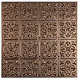 Fleur De Lis Ceiling Tile Faux Bronze Traditional