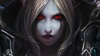 Women Red Eye HD Wallpaper