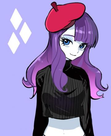 Artist Quizia Beatnik Rarity Belly Button Beret
