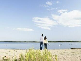 Beach Vacation People On The Photos Young Lovers In