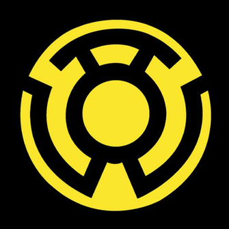 Yellow Lantern Corps Symbol Fill By Mr Droy